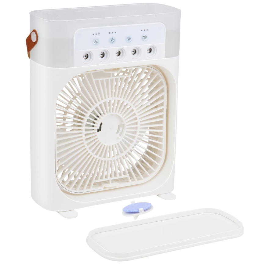 Ventilateur de table LED RGB avec effet de brume 10W/5V