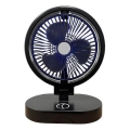 Ventilateur de table rechargeable 5W/5V 1200 mAh noir