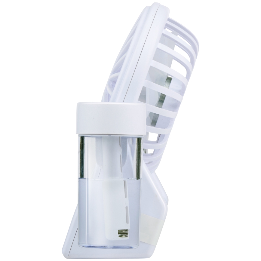 Ventilateur de table rechargeable à brumisation 3,7 V 1200 mAh