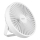 Ventilateur de table rechargeable avec éclairage LED/2W/5V USB 2400 mAh blanc
