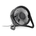 Ventilateur de table USB Ø 15 cm noir
