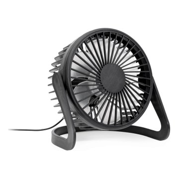 Ventilateur de table USB Ø 15 cm noir
