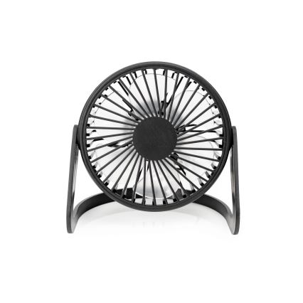 Ventilateur de table USB Ø 15 cm noir