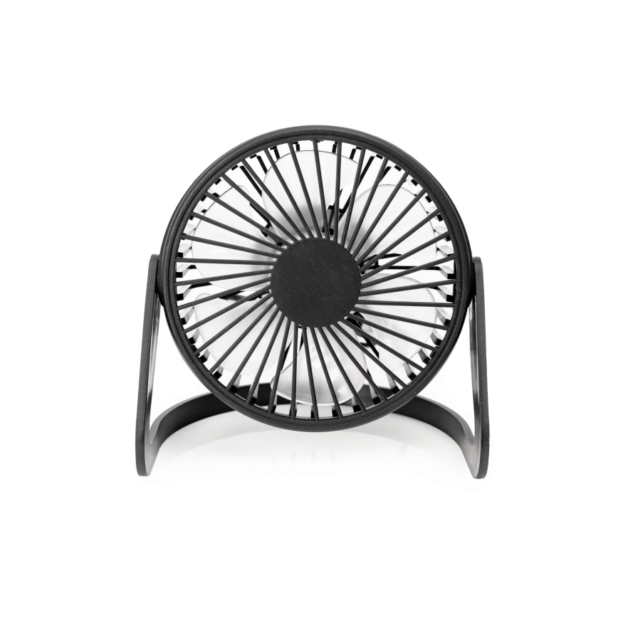 Ventilateur de table USB Ø 15 cm noir