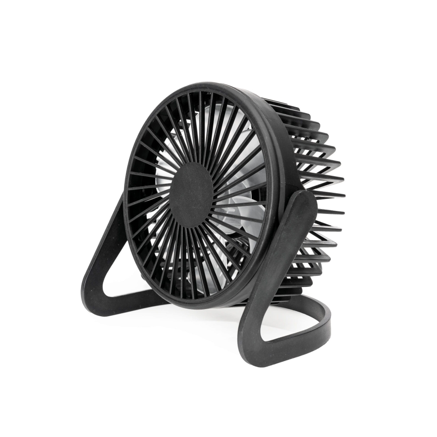 Ventilateur de table USB Ø 15 cm noir