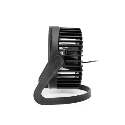 Ventilateur de table USB Ø 15 cm noir