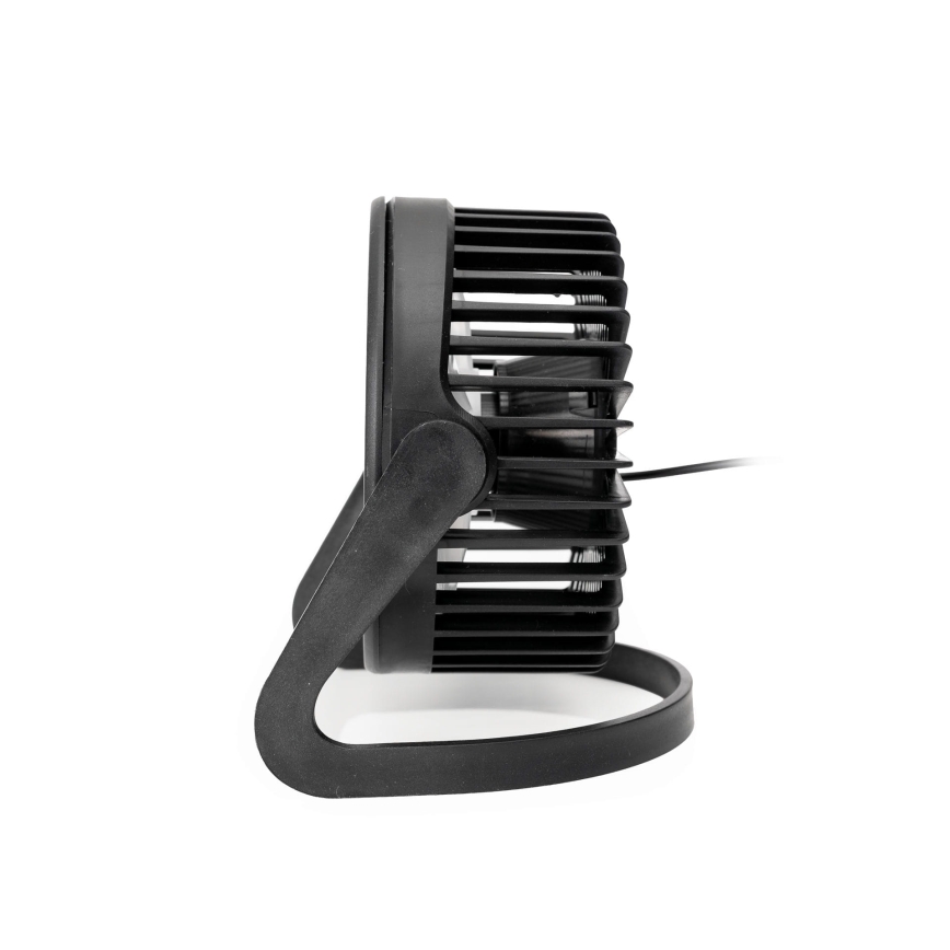Ventilateur de table USB Ø 15 cm noir