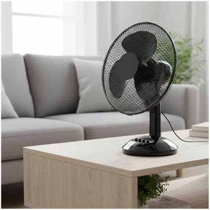 Ventilateur de table VIENTO 40W/230V noir