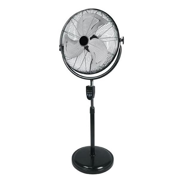 Ventilateur industriel sur pied 100 W / 230 V, Ø 46 cm, noir