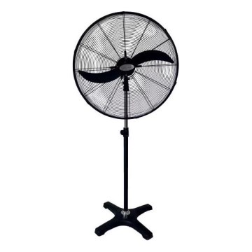 Ventilateur industriel sur pied 160 W/230 V, 182 cm, noir