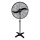 Ventilateur industriel sur pied 190W/230V 187 cm noir