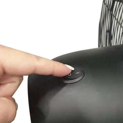 Ventilateur industriel sur pied 190W/230V 187 cm noir