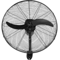 Ventilateur mural 115W/230V Ø 66 cm noir + télécommande