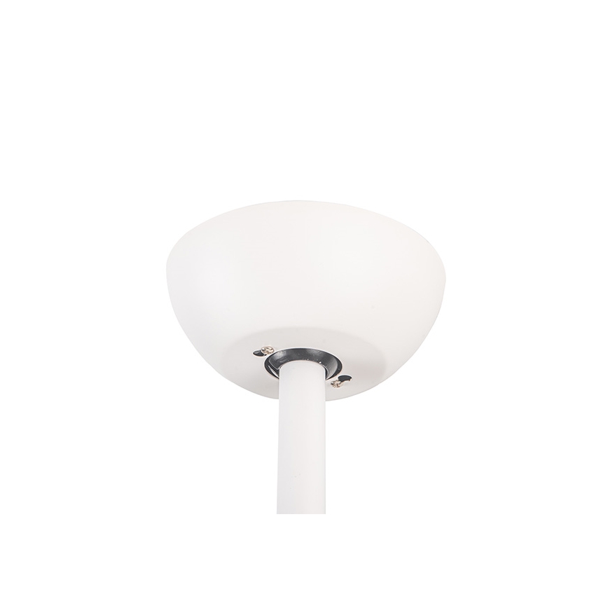 Ventilateur de plafond Ø 132 cm IP44 blanc + télécommande