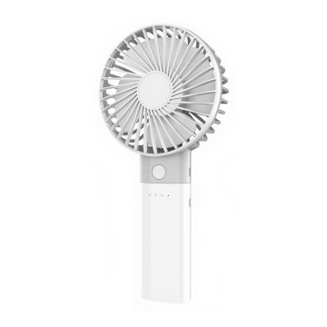 Ventilateur rechargeable avec batterie portative 4000 mAh/3,7V microUSB