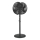Ventilateur sur pied 120W/230V 2x Ø 40 cm noir + télécommande