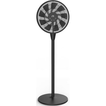 Ventilateur sur pied 25 W/230 V, Ø 40 cm, noir + télécommande incluse