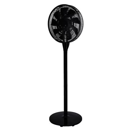 Ventilateur sur pied 25 W/230 V, Ø 40 cm, noir + télécommande incluse