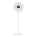 Ventilateur sur pied 25W/230V 130 cm blanc + télécommande