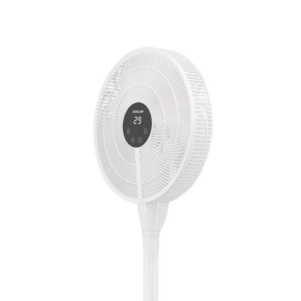 Ventilateur sur pied 25W/230V 130 cm blanc + télécommande