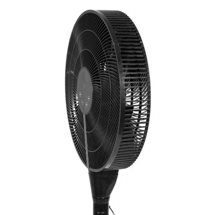 Ventilateur sur pied 25W/230V, 130 cm, noir + télécommande