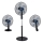 Ventilateur sur pied 3-en-1 50 W/230 V Ø 40 cm noir