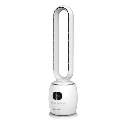Ventilateur sur pied 30W/230V 86 cm blanc + télécommande