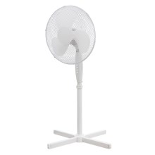 Ventilateur sur pied 40 cm, 3 vitesses, blanc 50 W