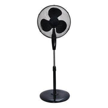 Ventilateur sur pied 60 W / 230 V, 125 cm, noir