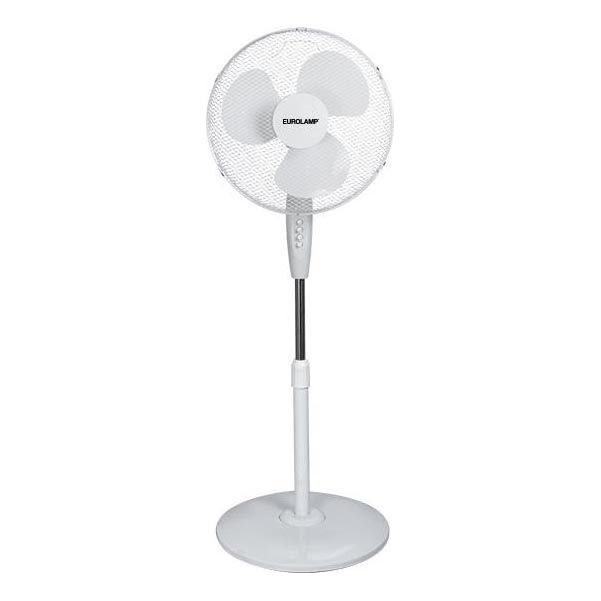 Ventilateur sur pied 60 W/230 V, Ø 40 cm, blanc