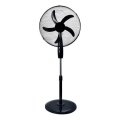 Ventilateur sur pied 60 W/230 V, Ø 50 cm, noir