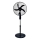 Ventilateur sur pied 60 W/230 V, Ø 50 cm, noir