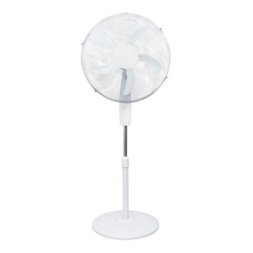 Ventilateur sur pied 60W/230V 125 cm blanc