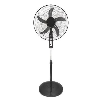 Ventilateur sur pied 60W/230V 129 cm noir + télécommande