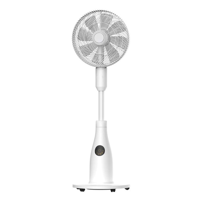 Ventilateur sur pied avec fonction brumisation 50W/230V Ø 40 cm blanc + télécommande