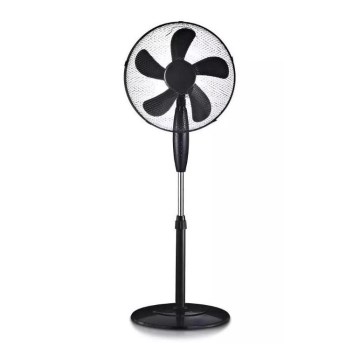 Ventilateur sur pied, diamètre 43 cm, 55W/230V, noir