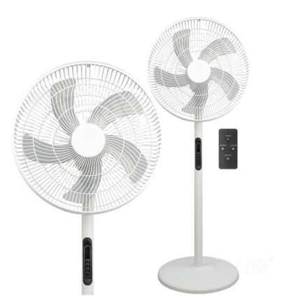 Ventilateur sur pied VIENTO-R 40W/230V blanc + télécommande