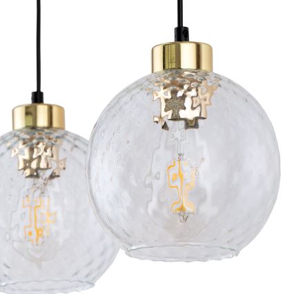 Verre de rechange pour applique murale et lustre DEVON, Ø 18 cm, transparent