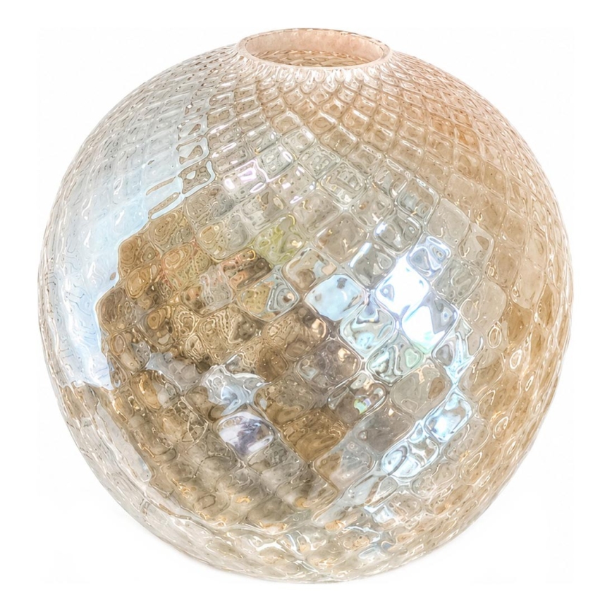 Verre de rechange pour lampe de table E27, Ø 17 cm, beige fumé