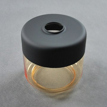 Verre de rechange pour lustre AMBER E27 Ø 14 cm, noir / beige fumé