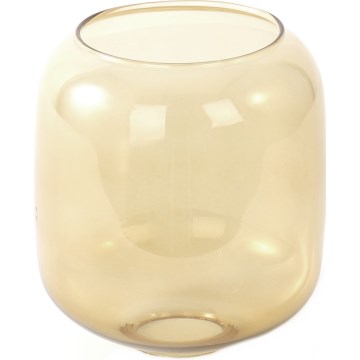 Verre de rechange pour lustre E27, Ø 14 cm, brun fumé