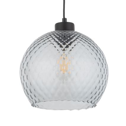 Verre de rechange pour lustre et applique murale DEVON E27 Ø 18 cm, gris fumé