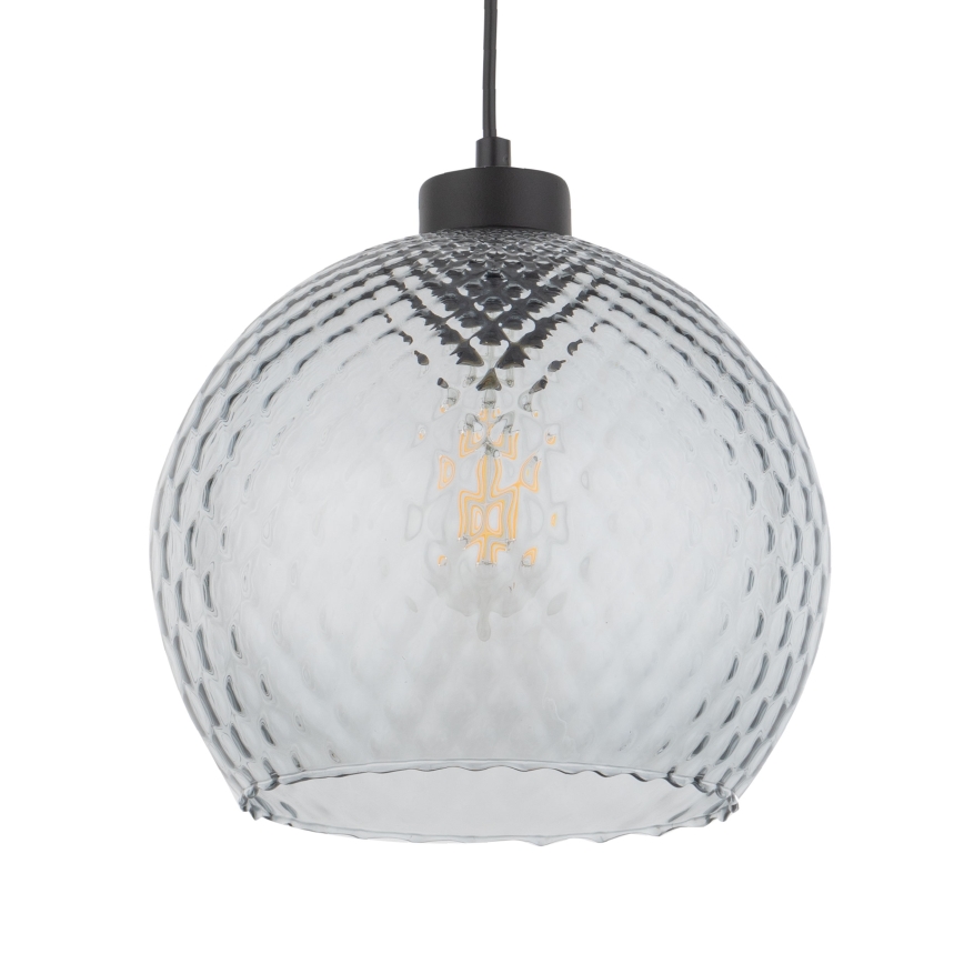 Verre de rechange pour lustre et applique murale DEVON E27 Ø 18 cm, gris fumé