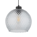 Verre de rechange pour lustre et applique murale DEVON E27 Ø 25 cm, gris fumé