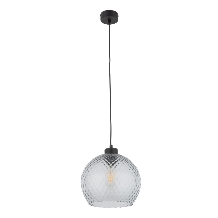 Verre de rechange pour lustre et applique murale DEVON E27 Ø 25 cm, gris fumé