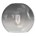 Verre de rechange pour lustre et applique murale MONTE E27 Ø 15 cm fumé