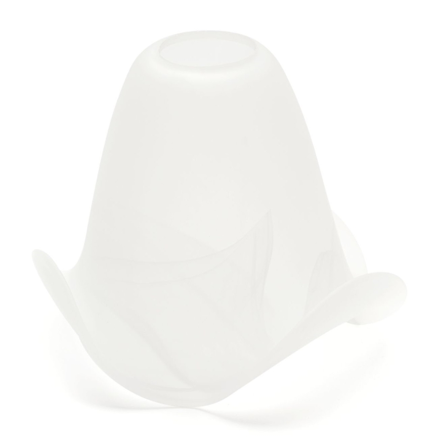 Verre de rechange pour lustre et lampe SISI E14 Ø 13 cm blanc
