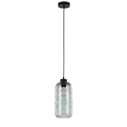 Verre de rechange pour lustre KARO E27 Ø 14 cm gris fumé