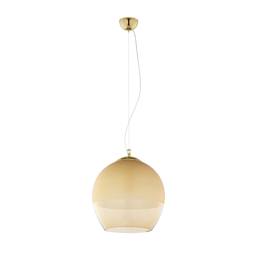 Verre de rechange pour lustre KULA E27 Ø 38 cm beige fumé
