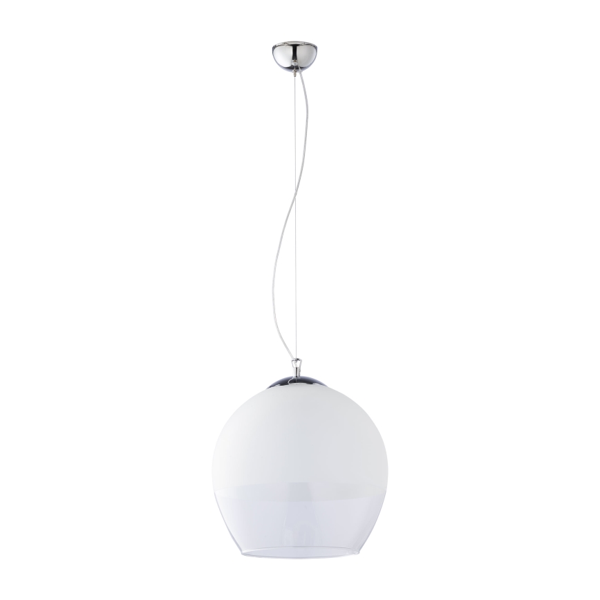 Verre de rechange pour lustre KULA E27 Ø 38 cm, blanc/transparent